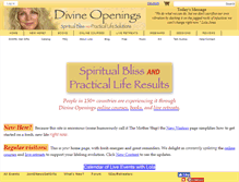 Tablet Screenshot of divineopenings.com